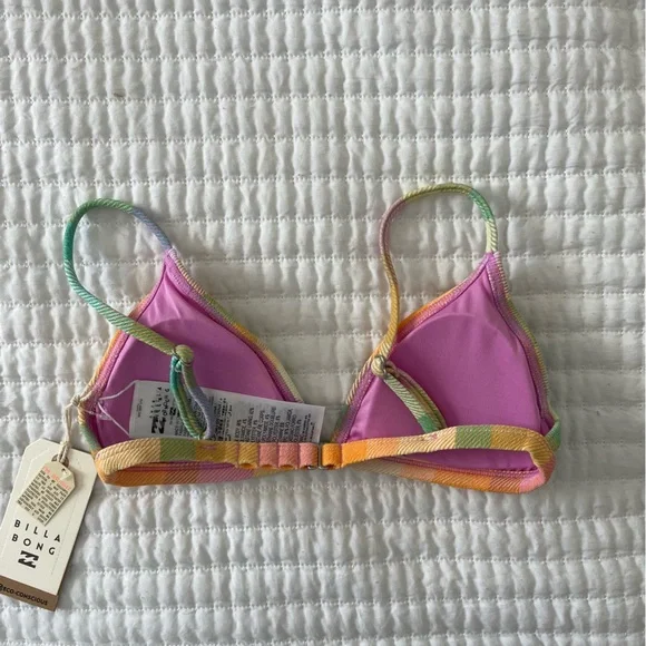 NWT Billabong Triangle Bikini Top - Picture 2 of 4